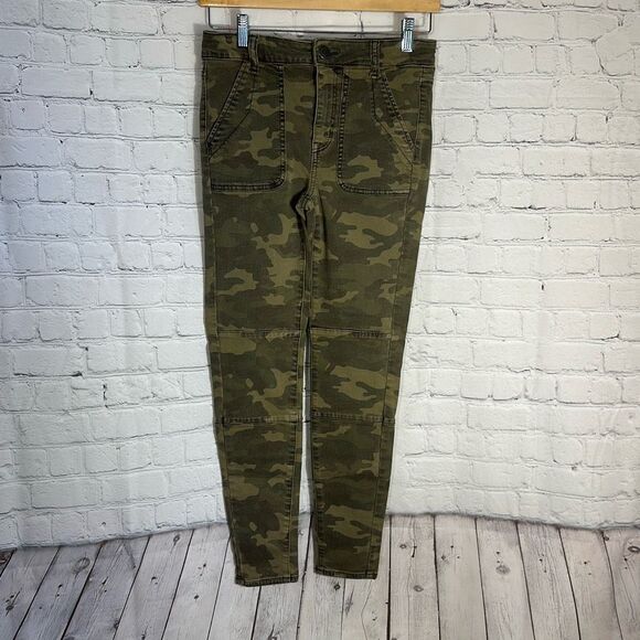 American Eagle AE Jeans Womens 4 Camo Hi Rise Jegging Super Stretch Legging - Picture 1 of 11